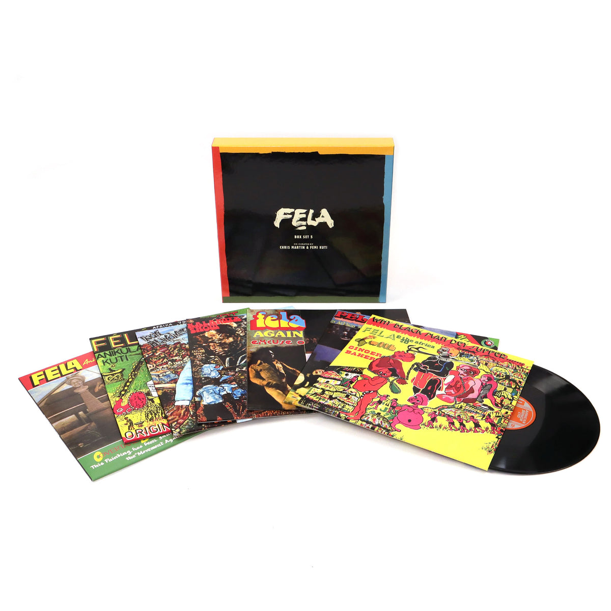 Fela Kuti: Vinyl Box Set #5 (Compiled by Chris Martin & Femi Kuti