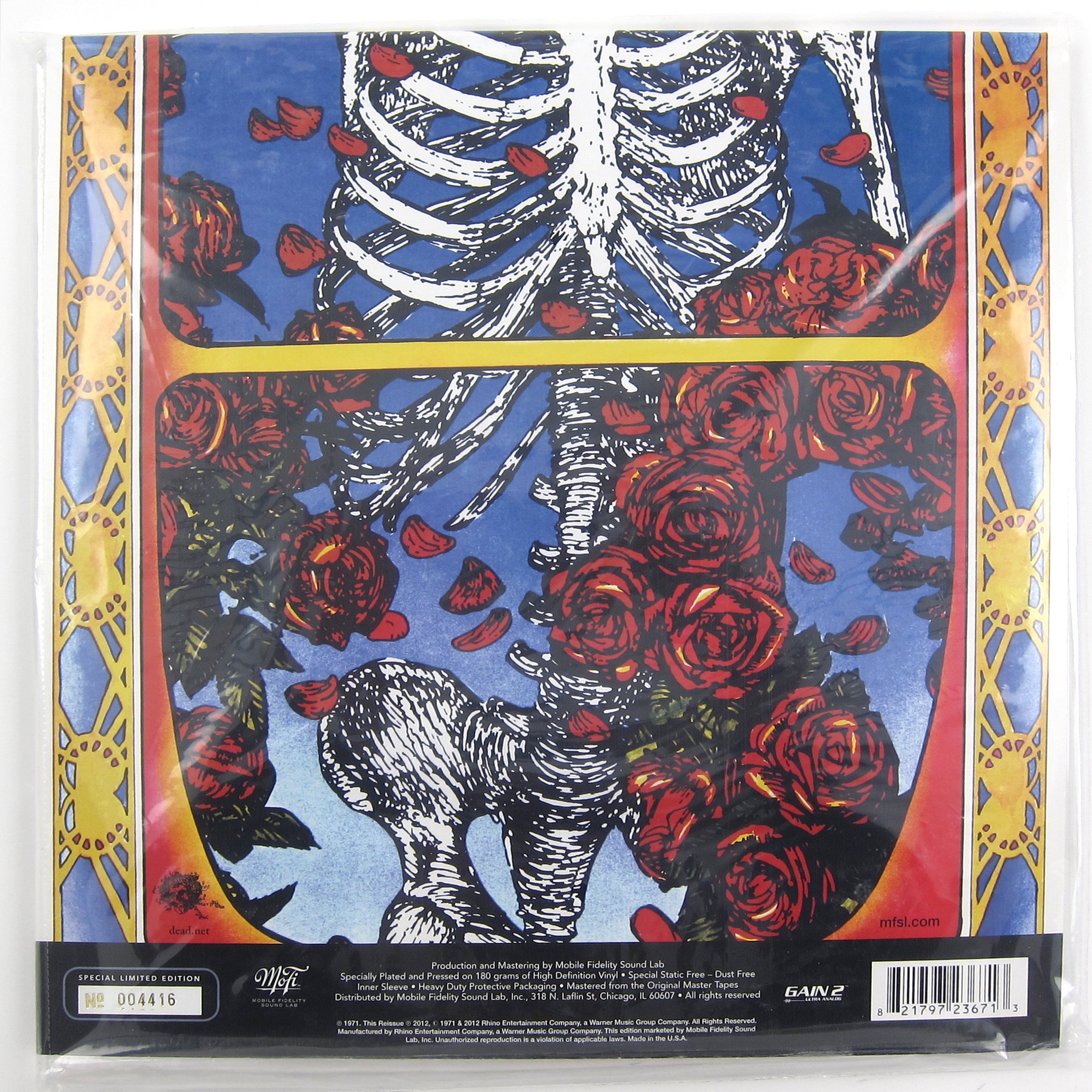 Grateful Dead: Skull & Roses (Mobile Fidelity GAIN 2 Ultra Analog LP 1 ...