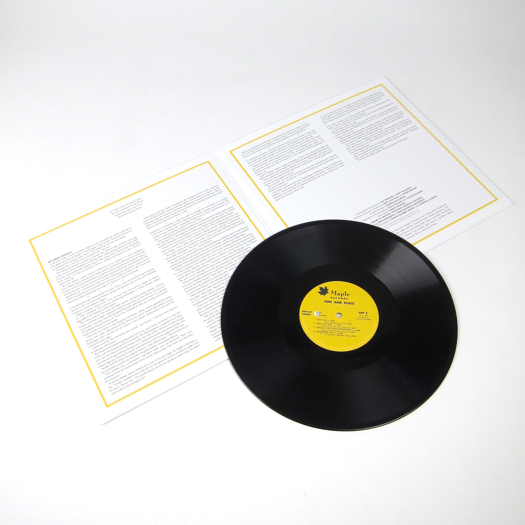 Lee Moses: Time And Place Vinyl Lp — Turntablelab.com