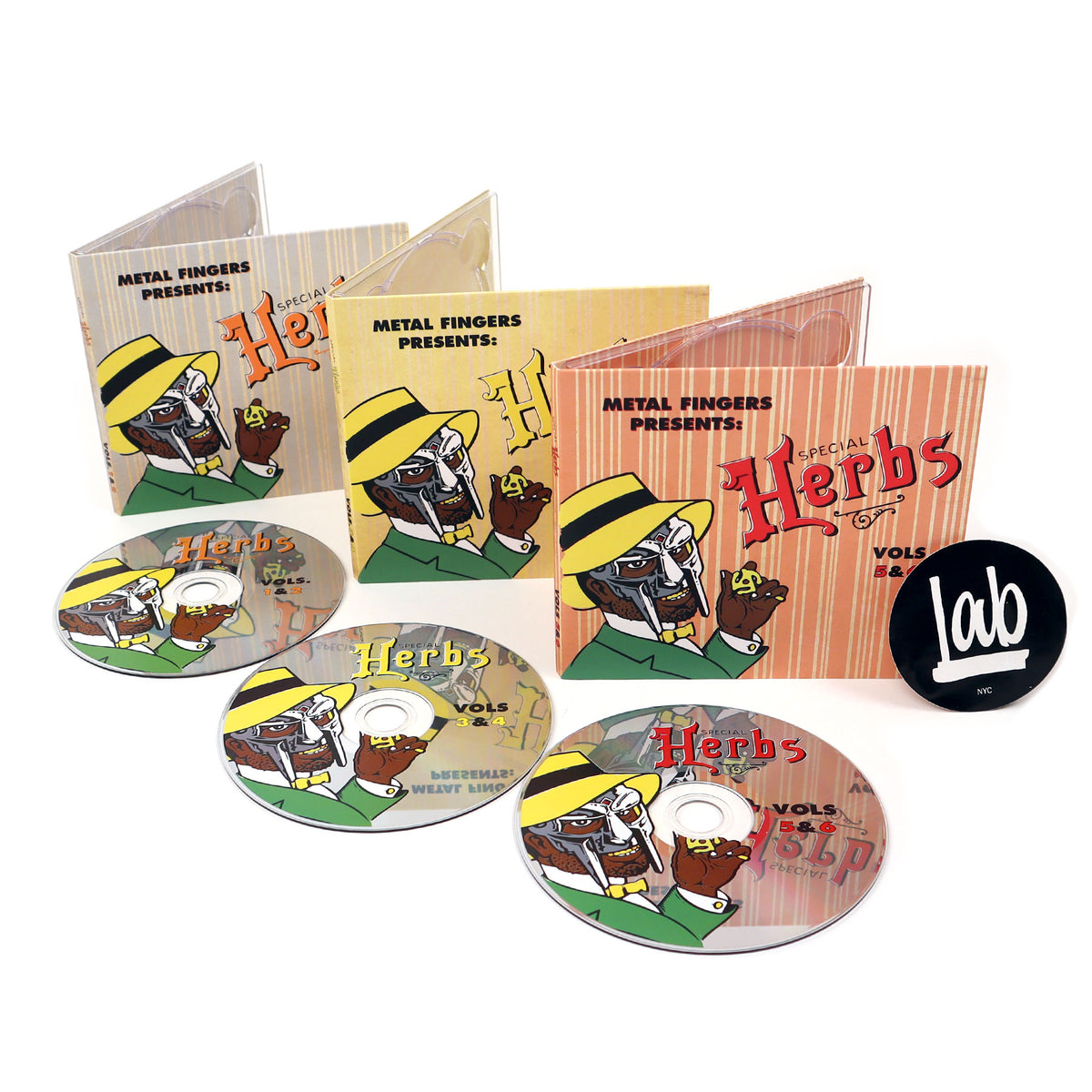 MF Doom: Special Herbs 3xCD Bundle (Vol.1-6) — TurntableLab.com