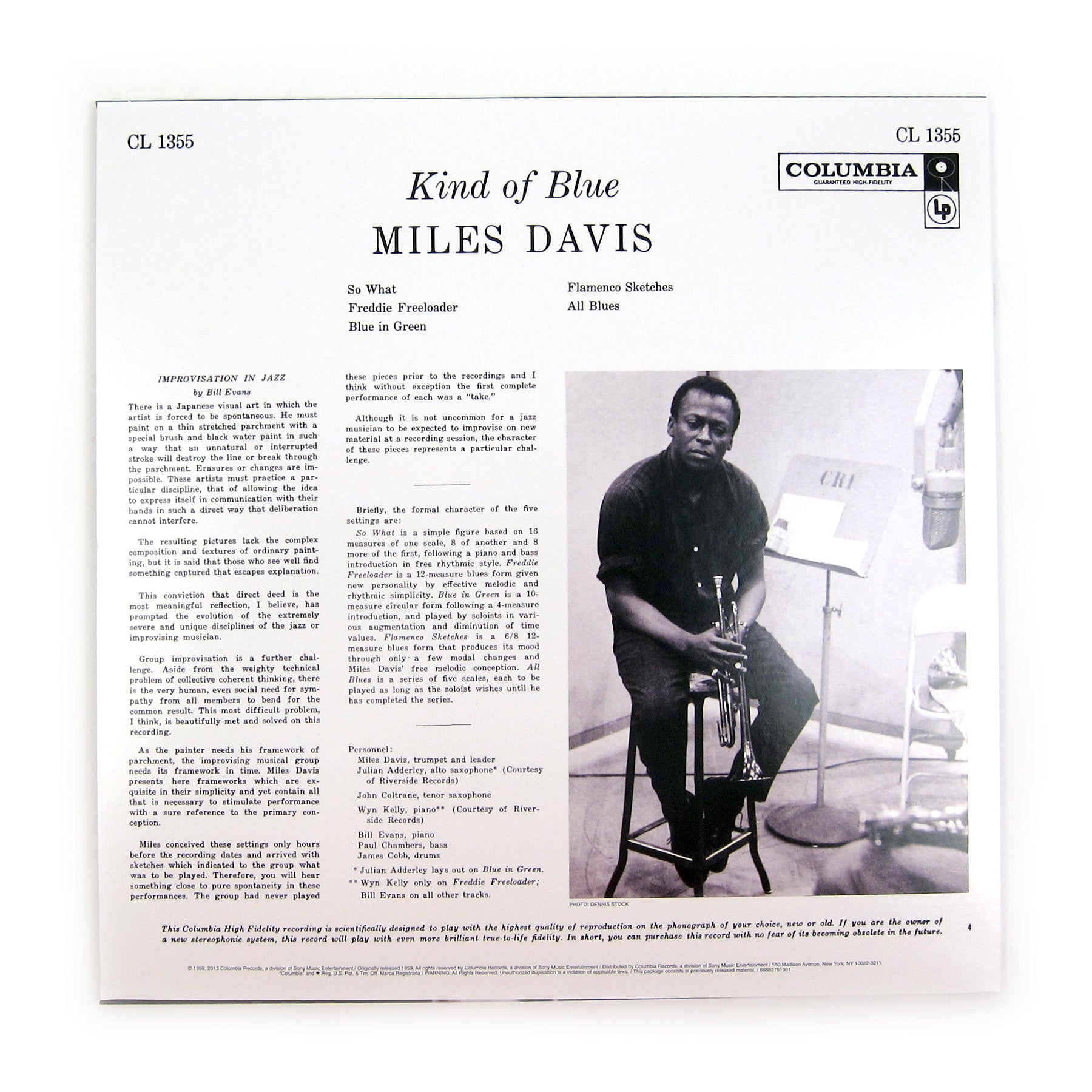 Miles Davis: Kind Of Blue (Mono 180g) Vinyl LP — TurntableLab.com