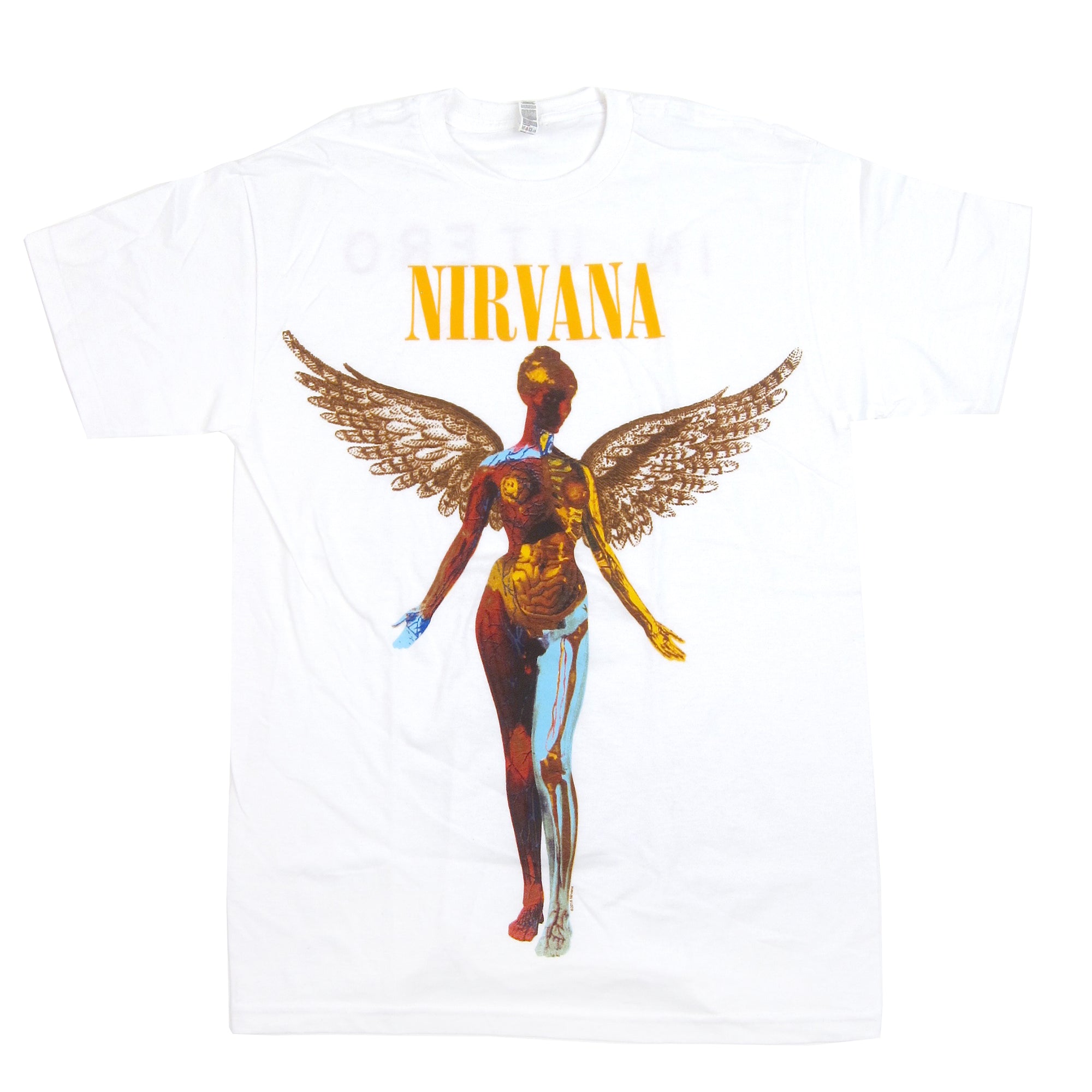 Nirvana: In Utero Shirt - White — TurntableLab.com