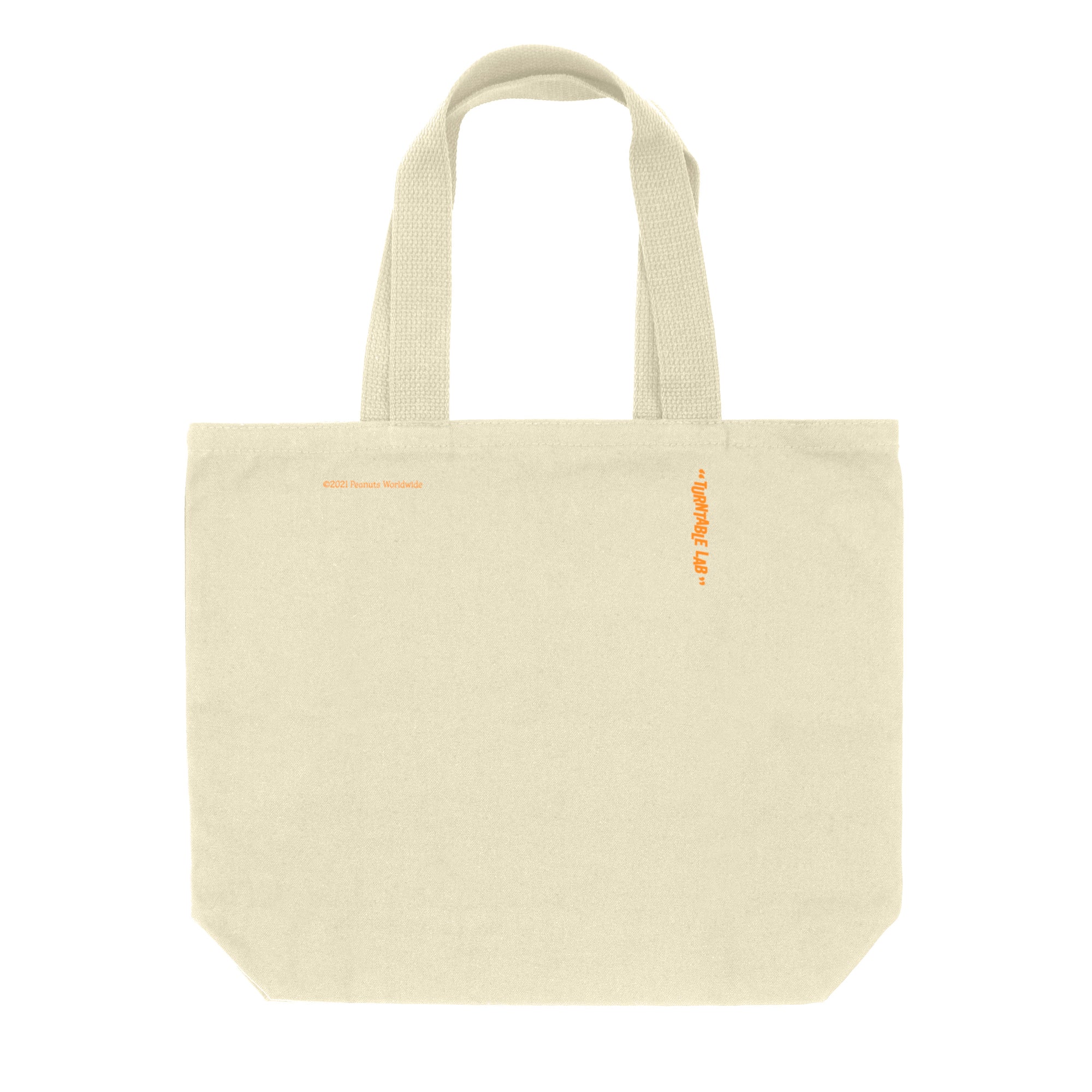 Turntable Lab: Peanuts Record Shopping Tote - Natural — TurntableLab.com