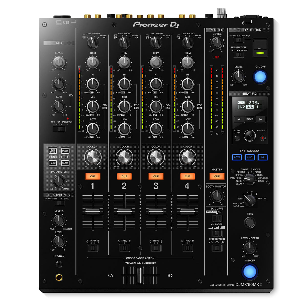 Pioneer DJ: DJM-750MK2 Mixer — TurntableLab.com