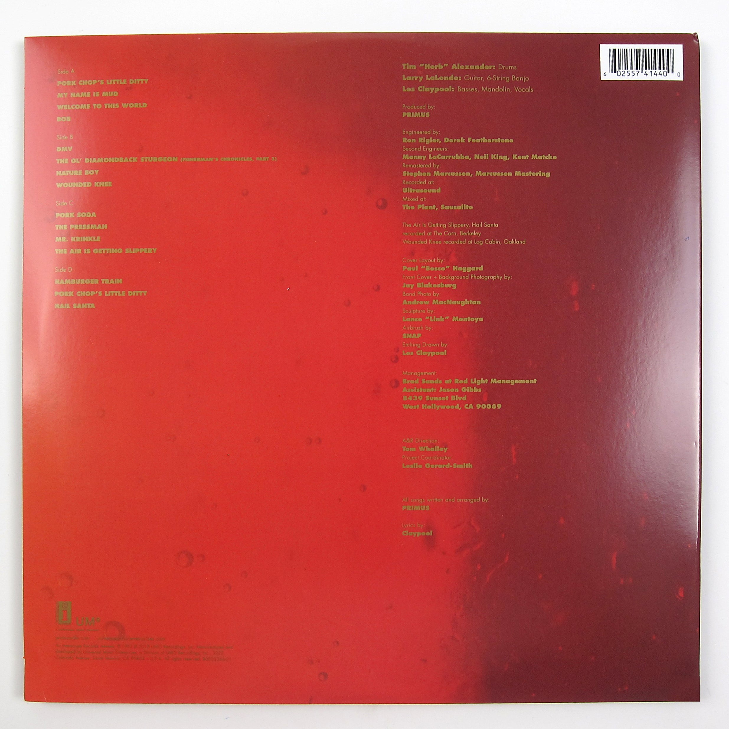 Primus: Pork Soda (180g, Gold Vinyl) Vinyl 2LP — TurntableLab.com