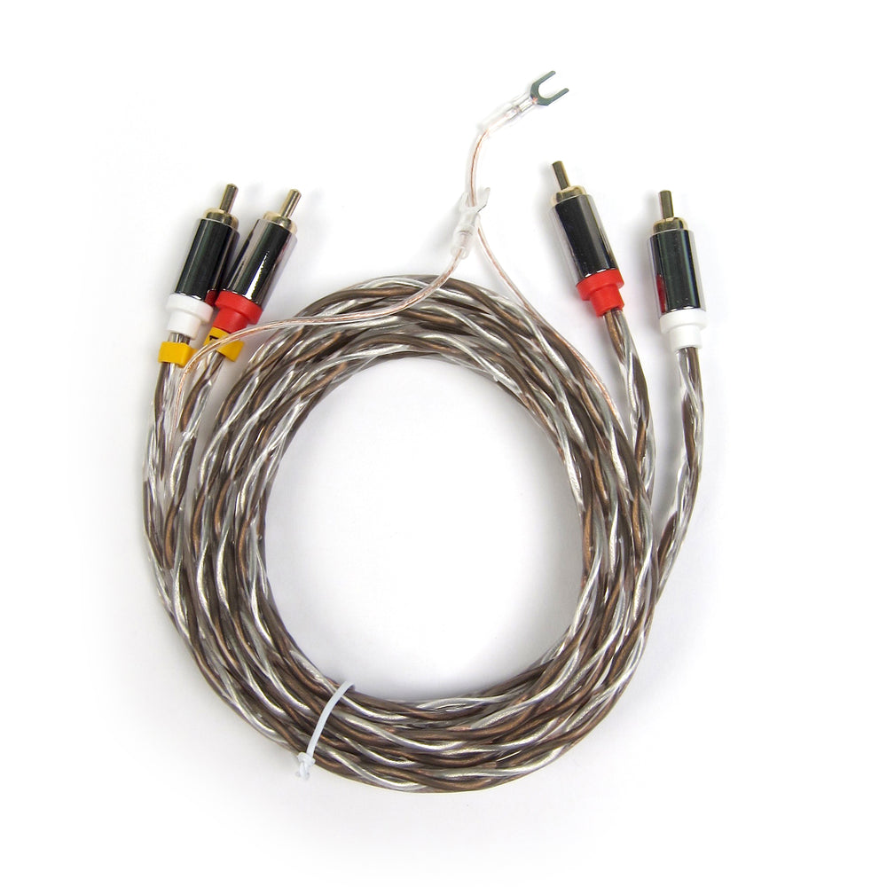 Pro-Ject: Connect It E RCA to RCA Phono Cable w/Ground Wire - 1.23M —