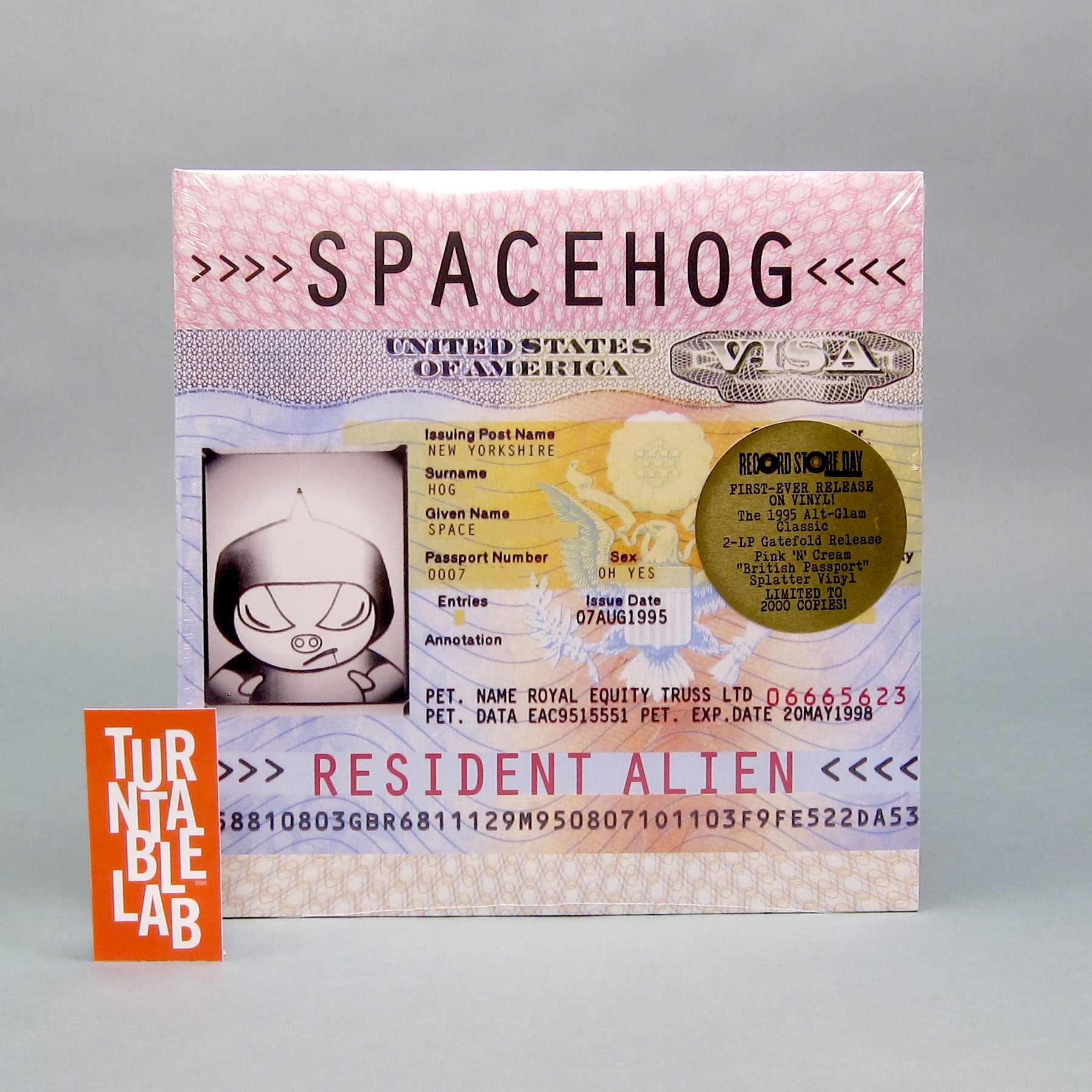 Spacehog: Resident Alien (Colored Vinyl) Vinyl 2LP (Record Store Day ...