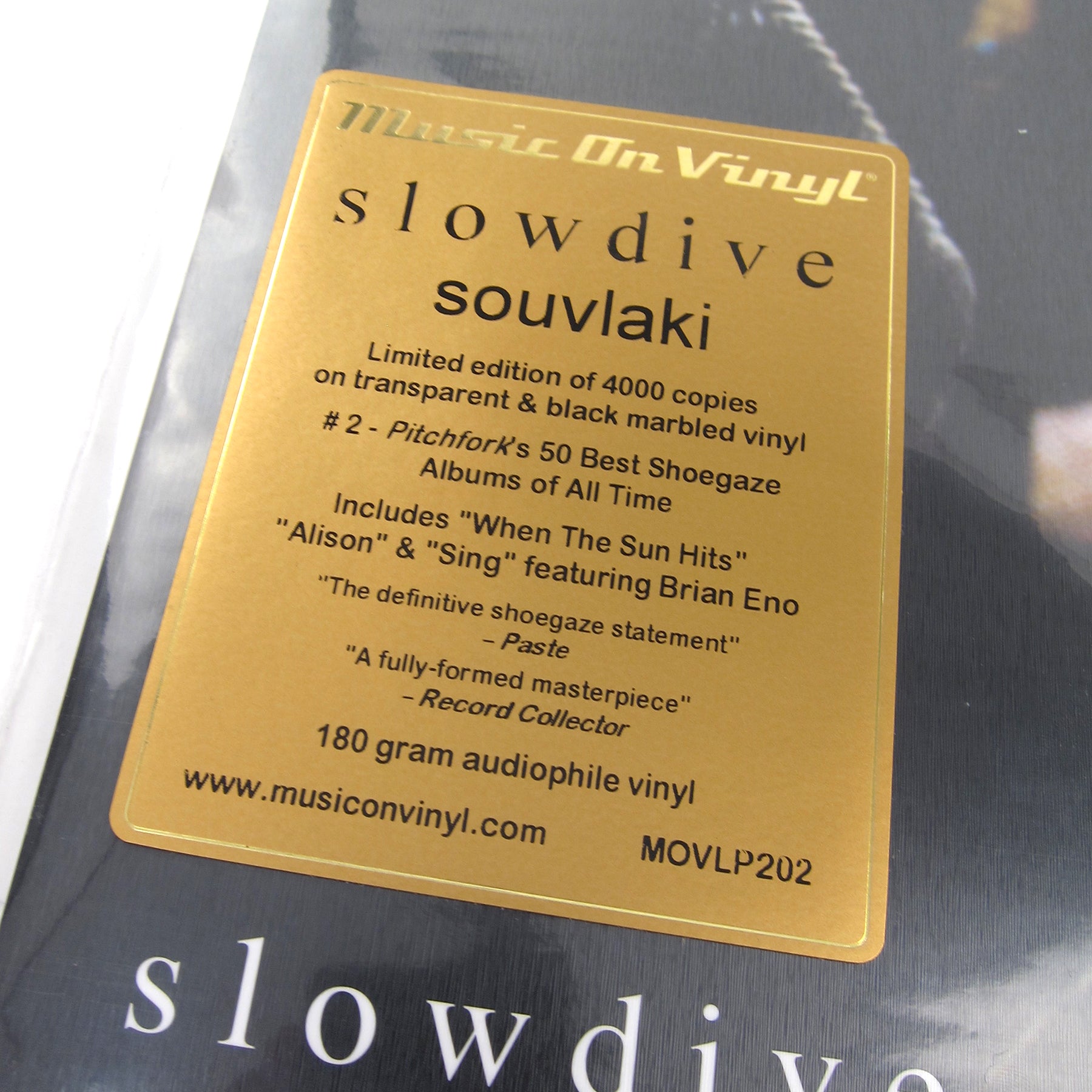 Slowdive: Souvlaki (Music On Vinyl 180g Colored Vinyl) Vinyl LP ...