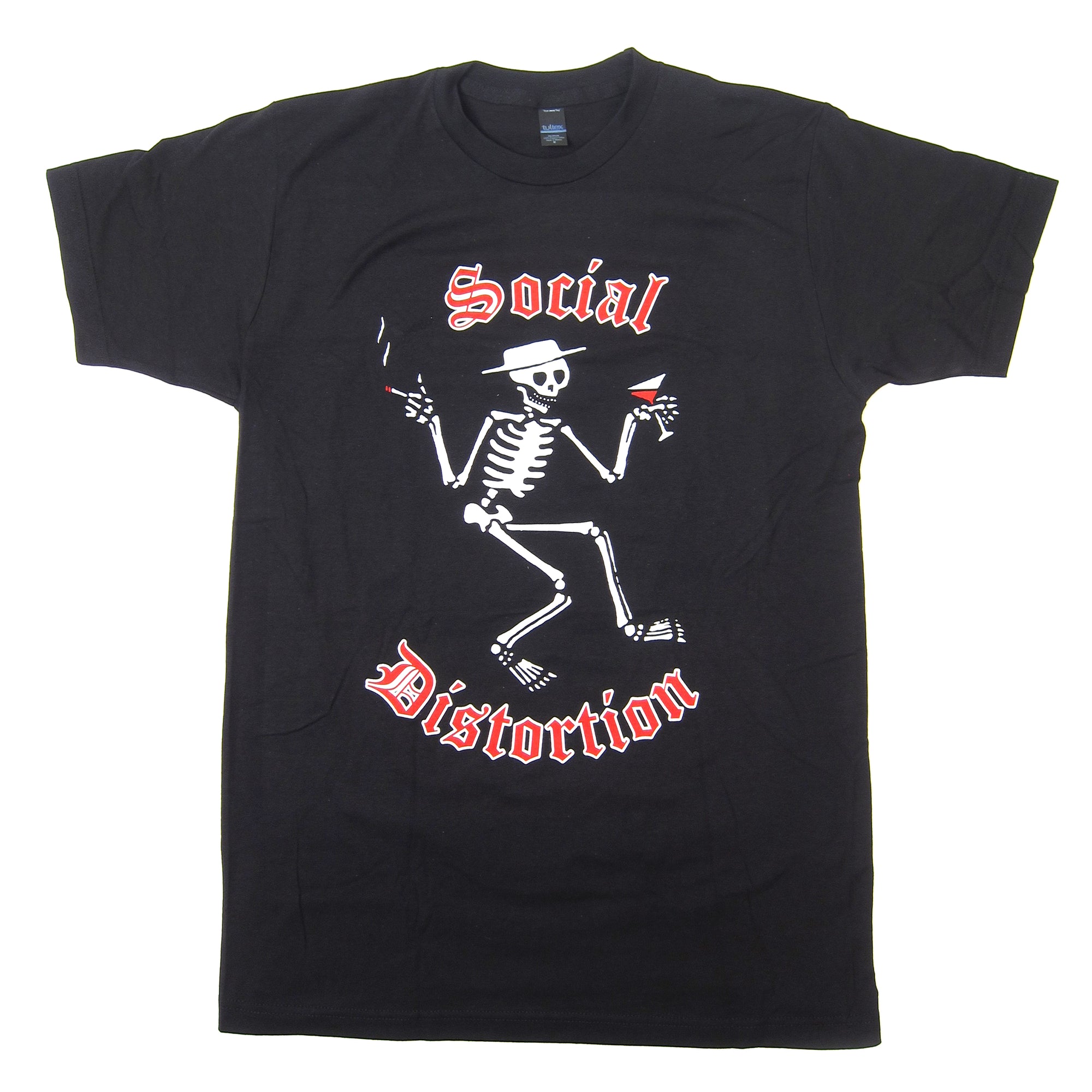 Social Distortion: Skelly Logo Shirt - Black — TurntableLab.com