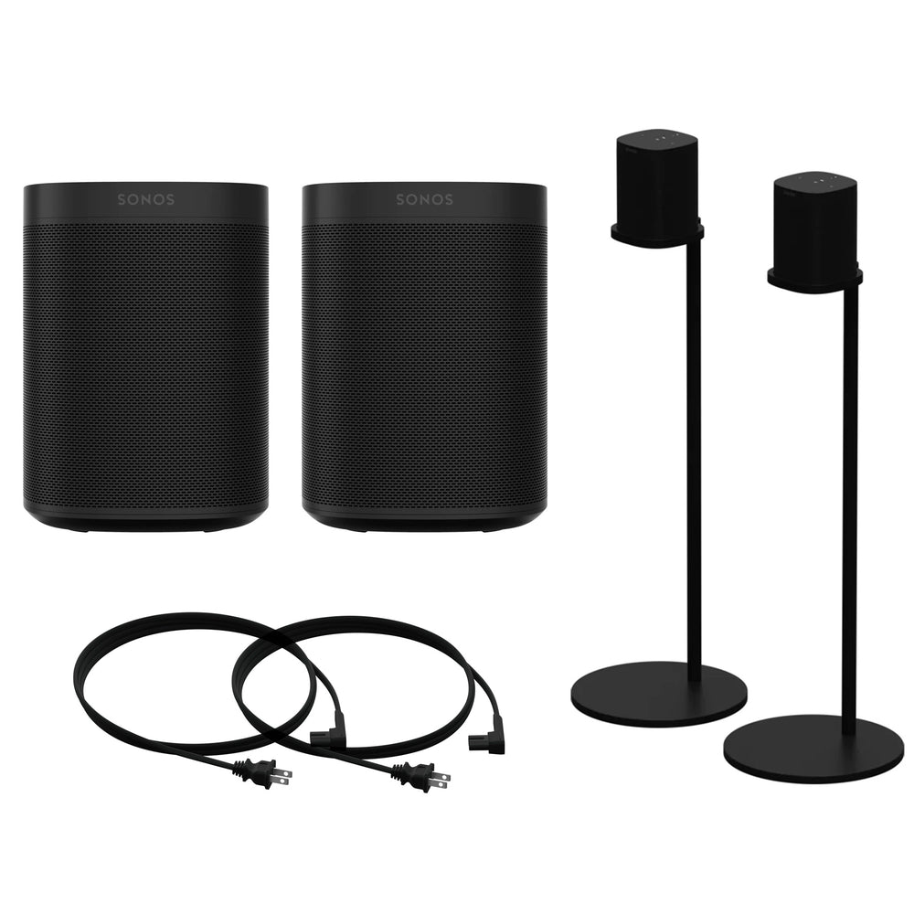 støbt nøjagtigt Afsky Sonos: One Speakers / Stands / Extension Cables Package — TurntableLab.com