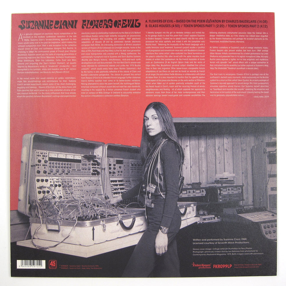 Suzanne Ciani: Flowers Of Evil Vinyl LP