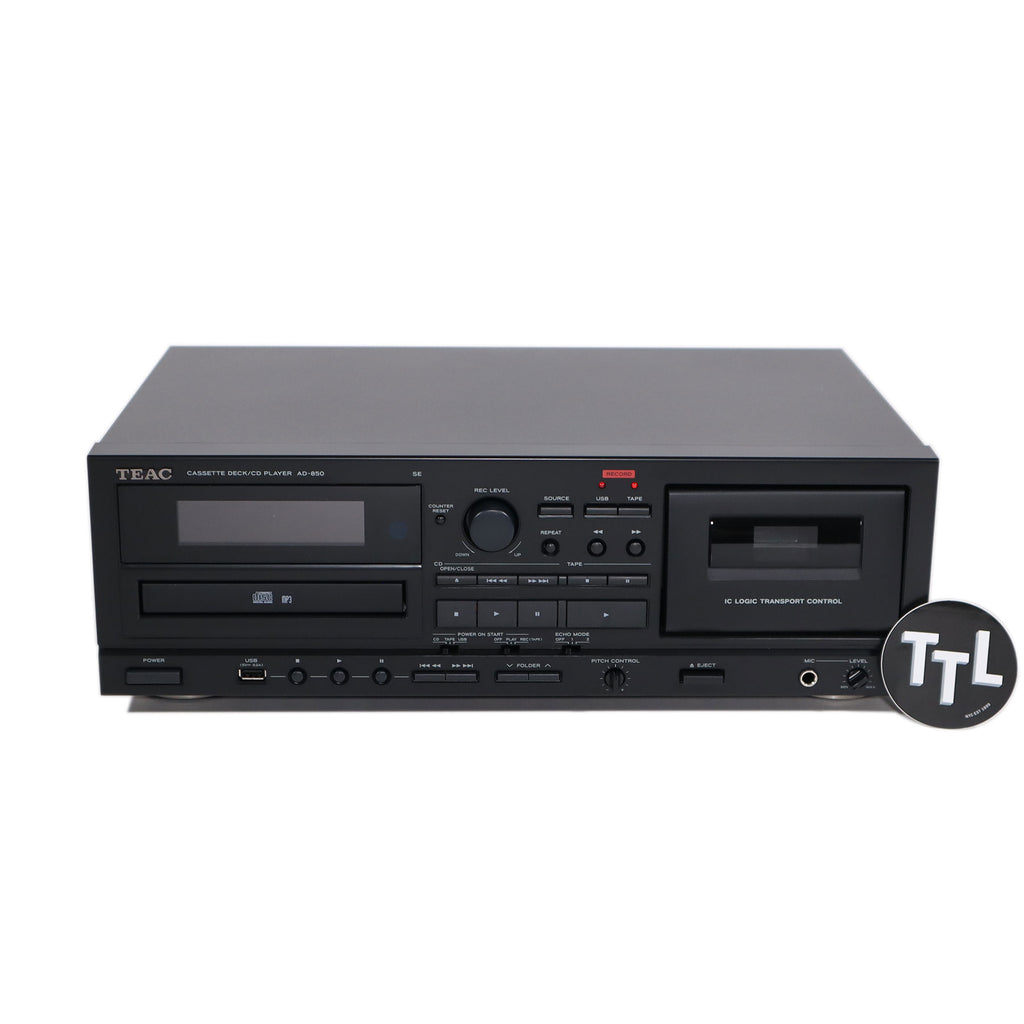 Teac CD AD-850 : un combo lecteur-enregistreur de CD et K7 audio