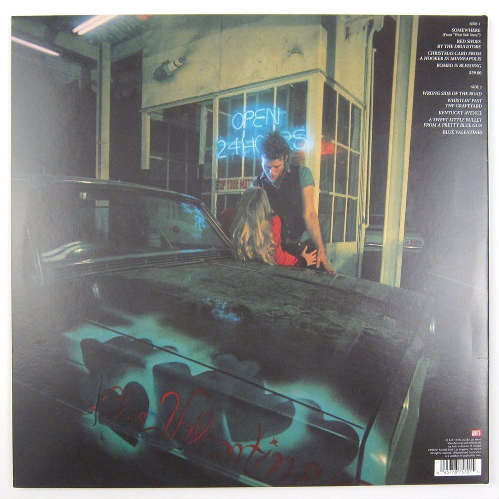 Tom Waits: Blue Valentine (180g, Clear Colored Vinyl) Vinyl LP