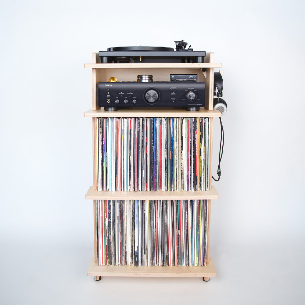 Line Phono: Turntable Stand + Vinyl Storage, Made In the USA