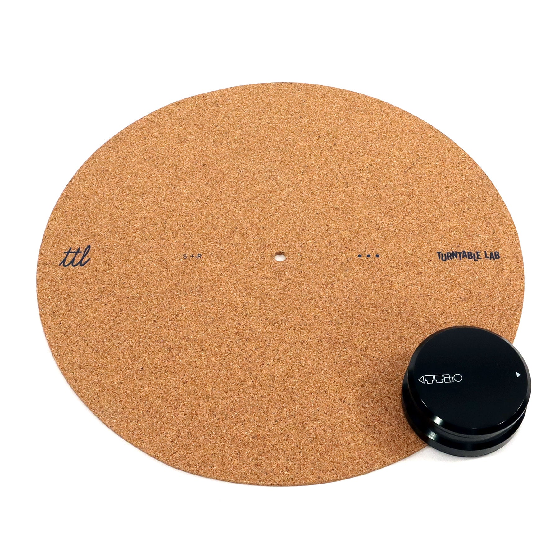 Turntable Lab Cork Record Mat Record Weight Bundle —