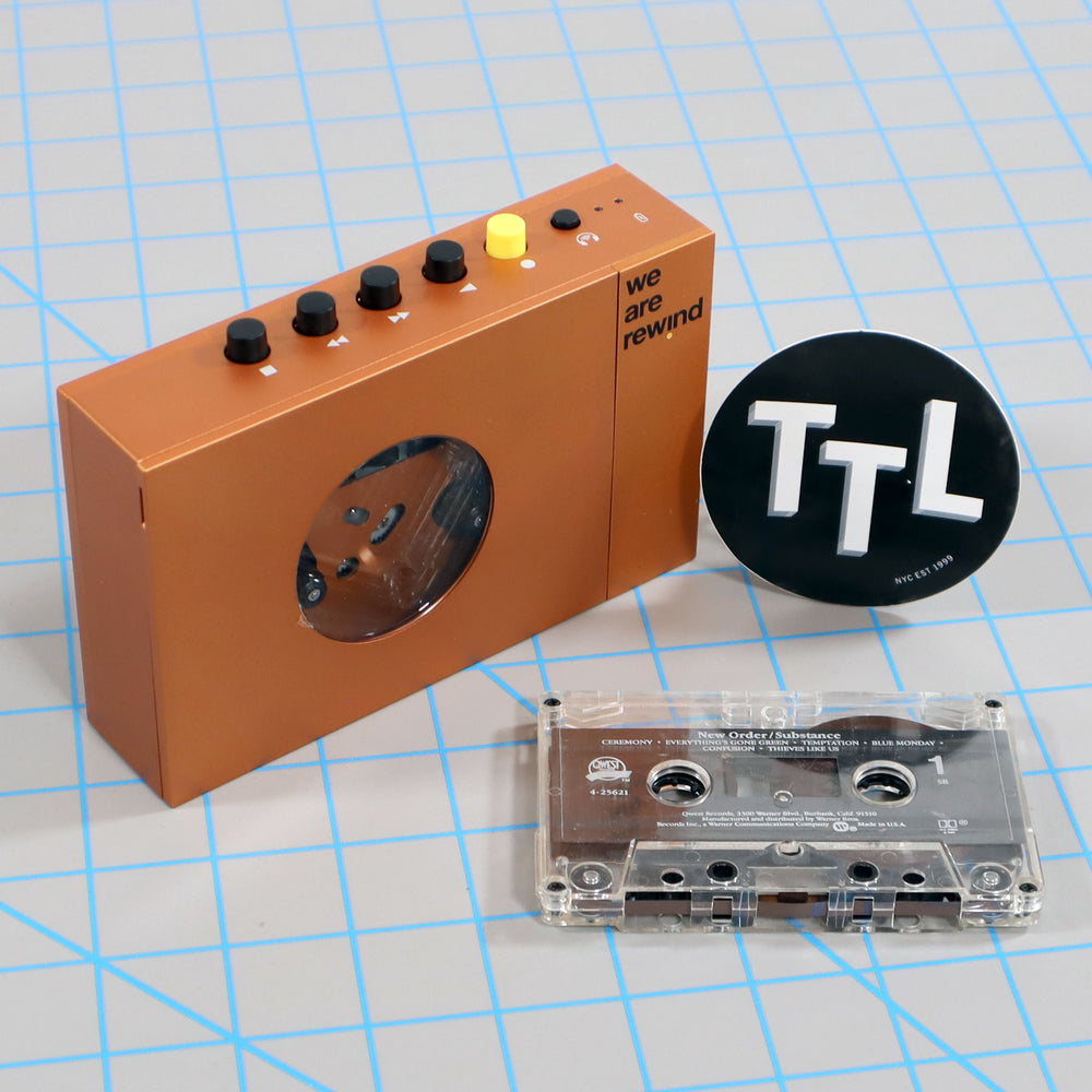 We Are Rewind: Portable Cassette Player w/ Bluetooth —