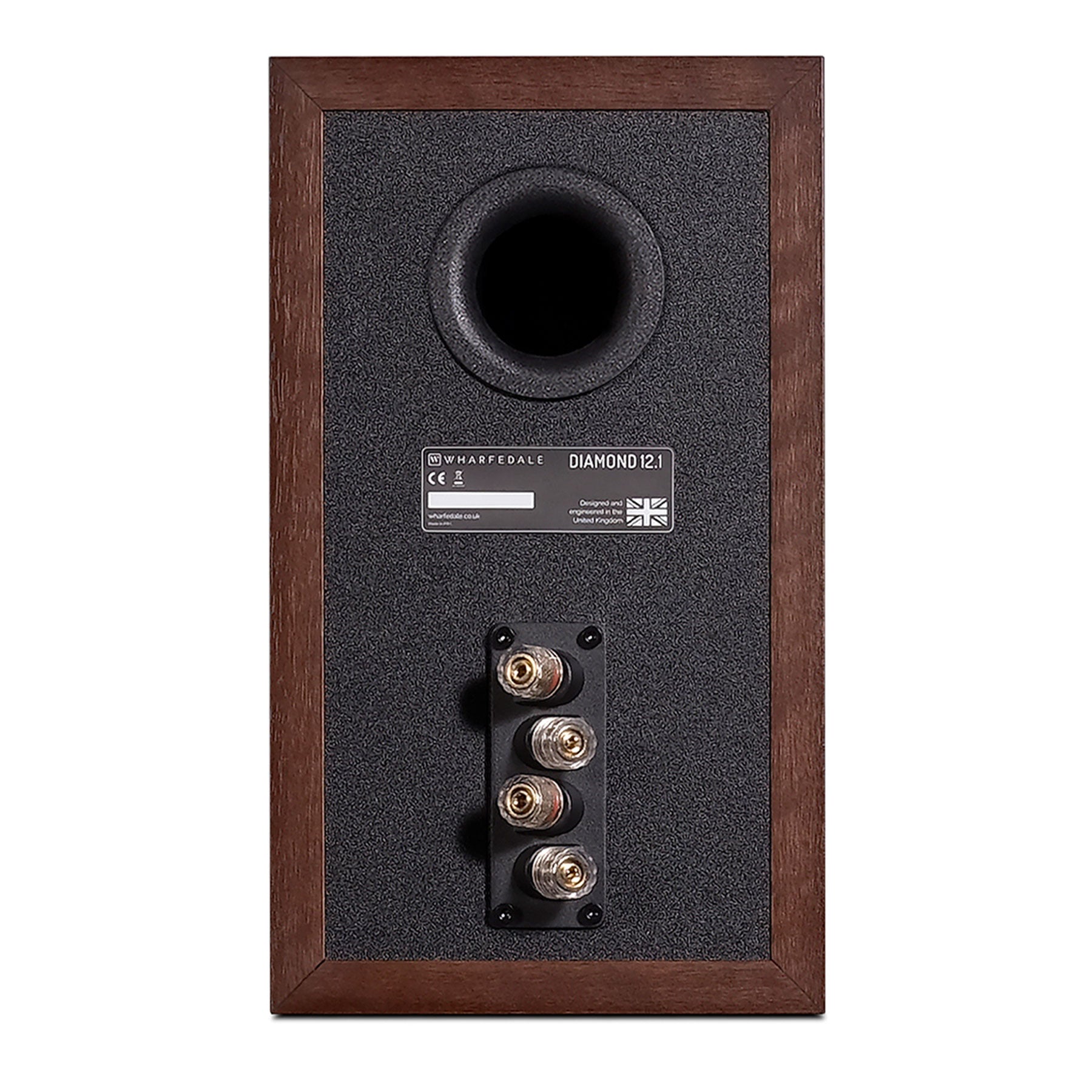 Wharfedale: Diamond 12.1 Bookshelf Speakers (Pair) - Walnut Pearl ...