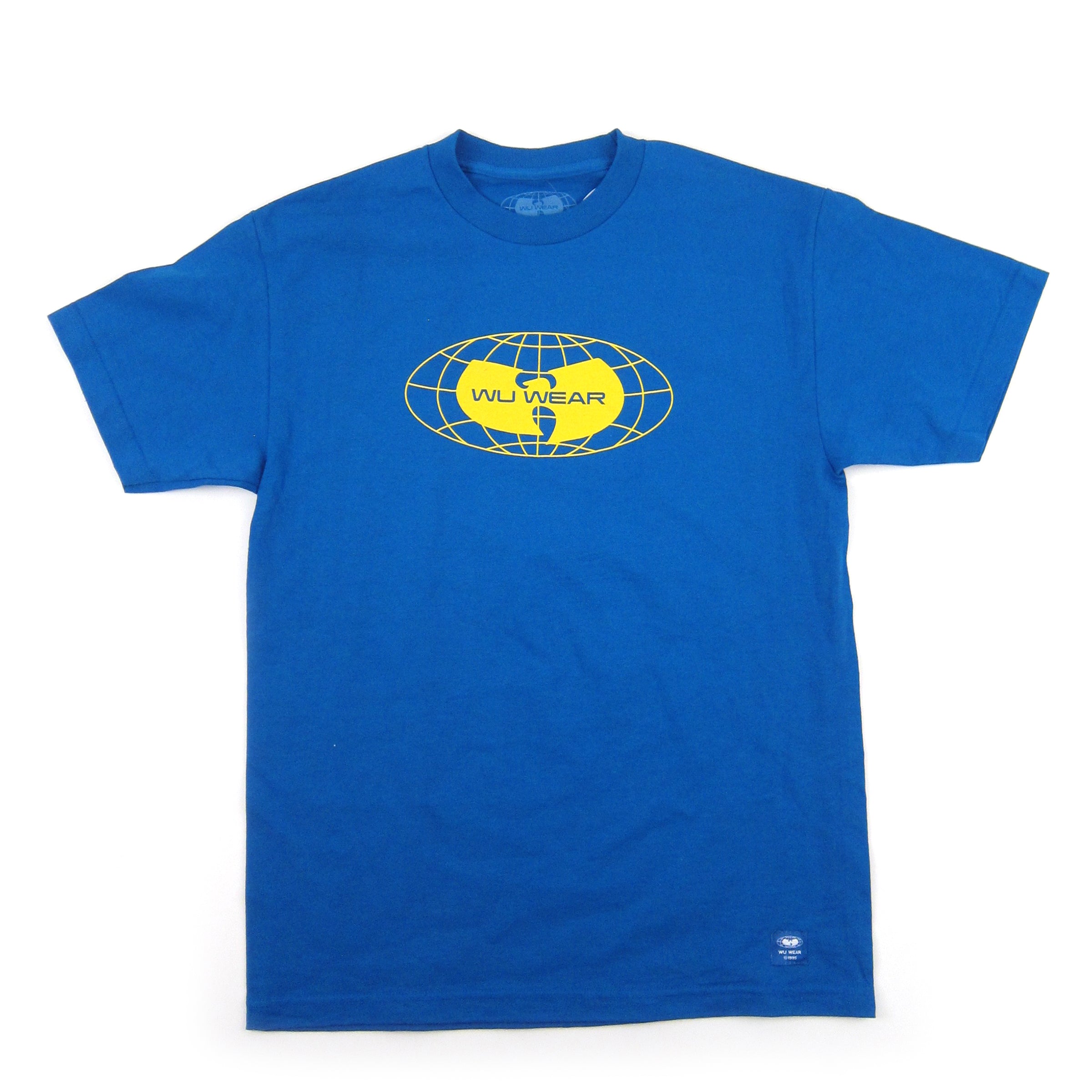 Wu Wear: Globe Logo Shirt - Blue — TurntableLab.com