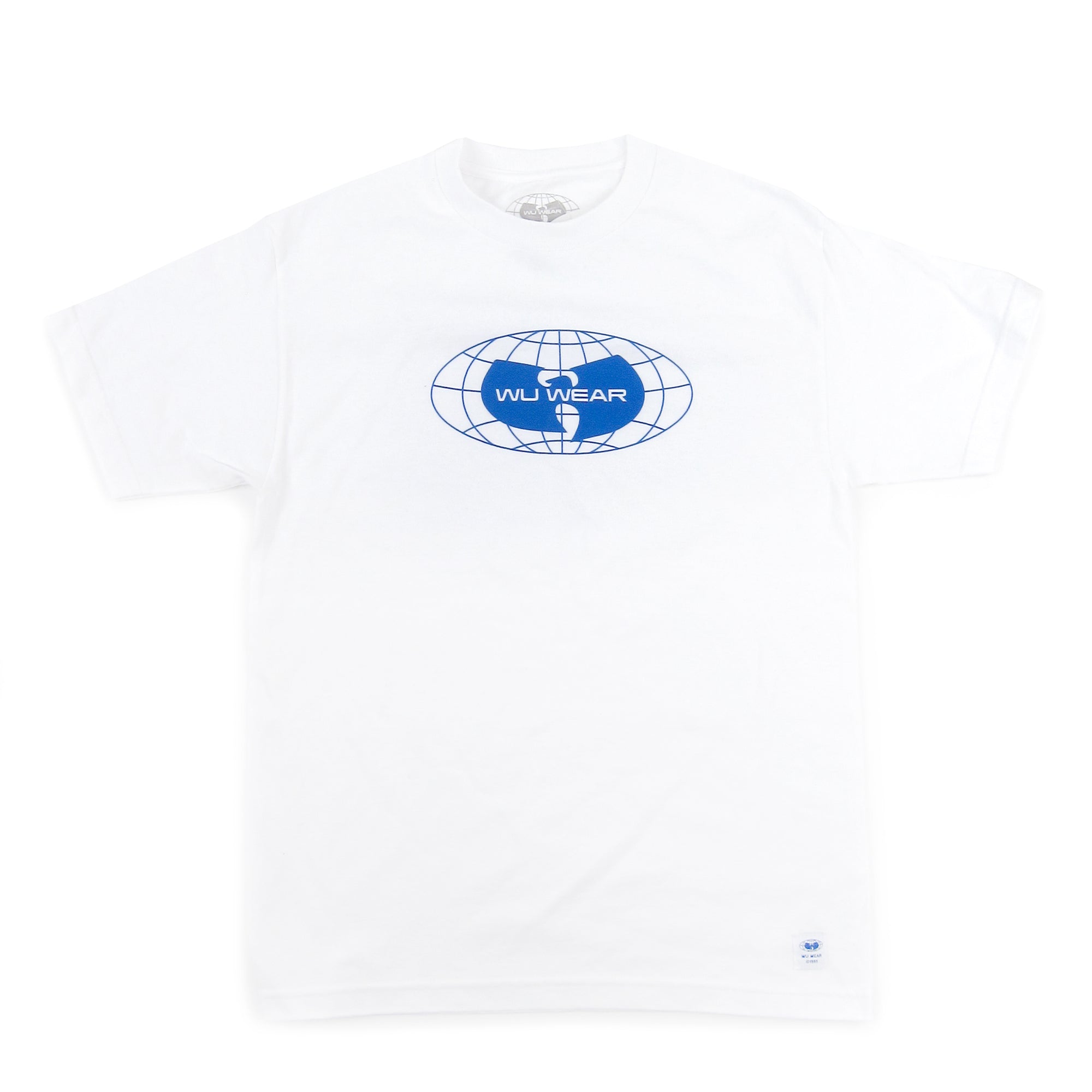 Wu Wear: Globe Logo Shirt - White — TurntableLab.com