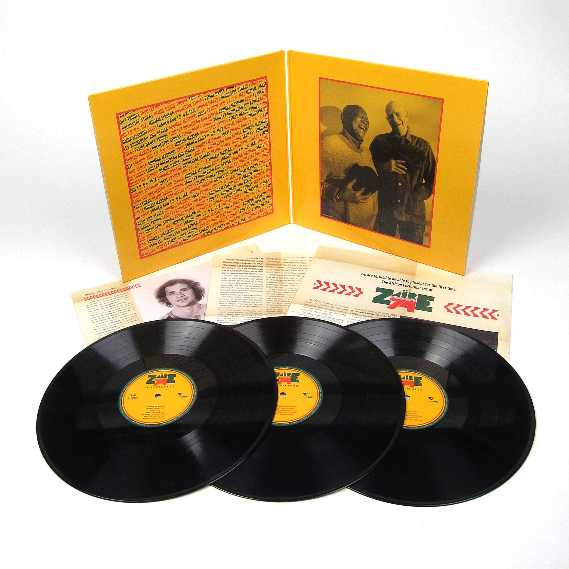 Wrasse Records: Zaire 74 - The African Artists (180g) Vinyl 3LP ...